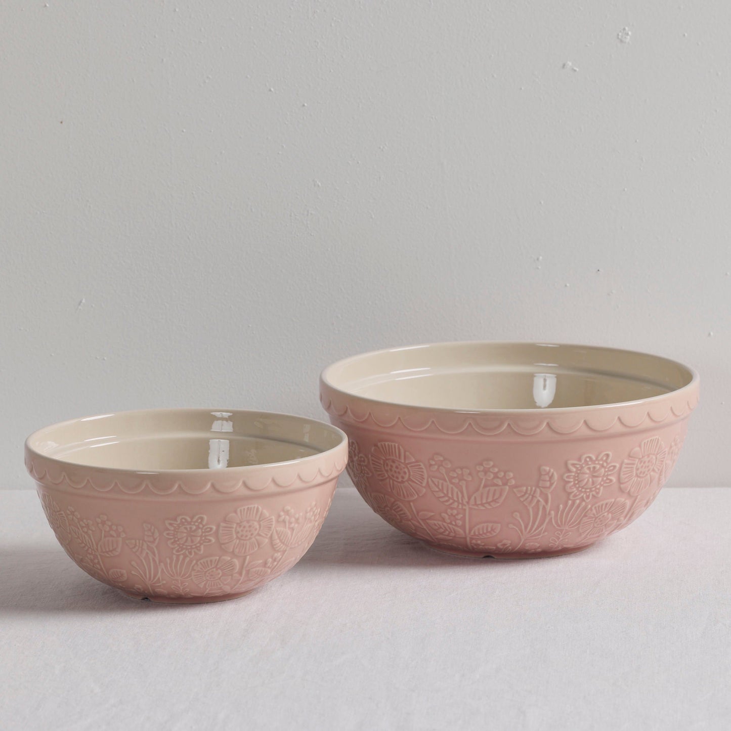 Bol à mélanger Fleurs sauvages - Rose - Moyen