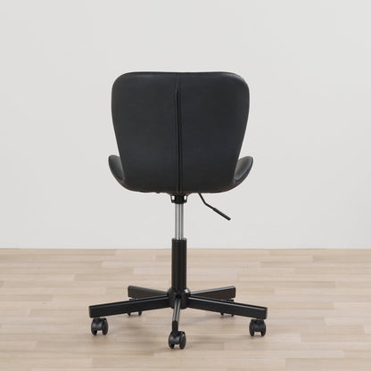 Chaise de bureau Sala PU - Noire