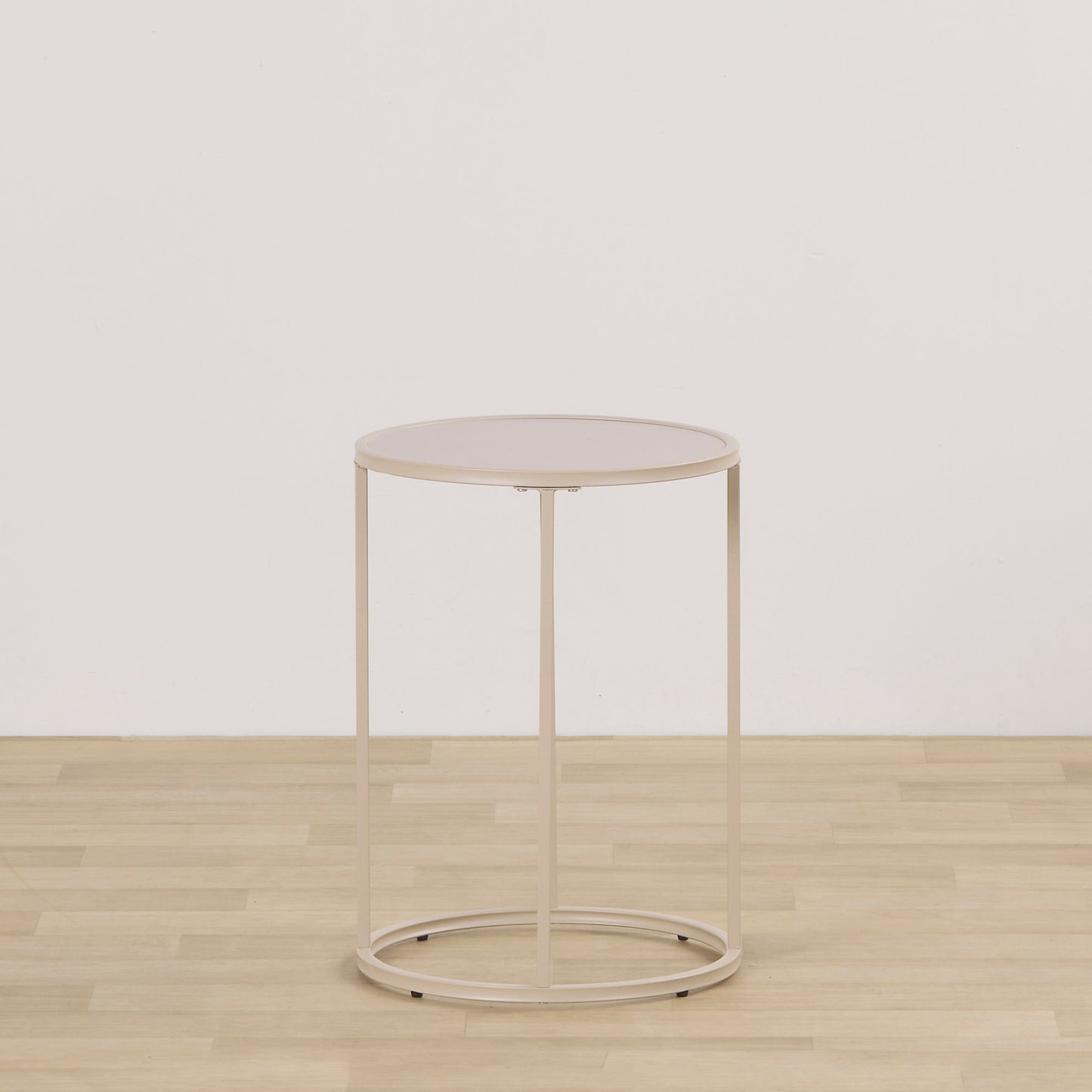 Table d'appoint Eliot - Ronde - Gris