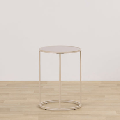 Table d'appoint Eliot - Ronde - Gris