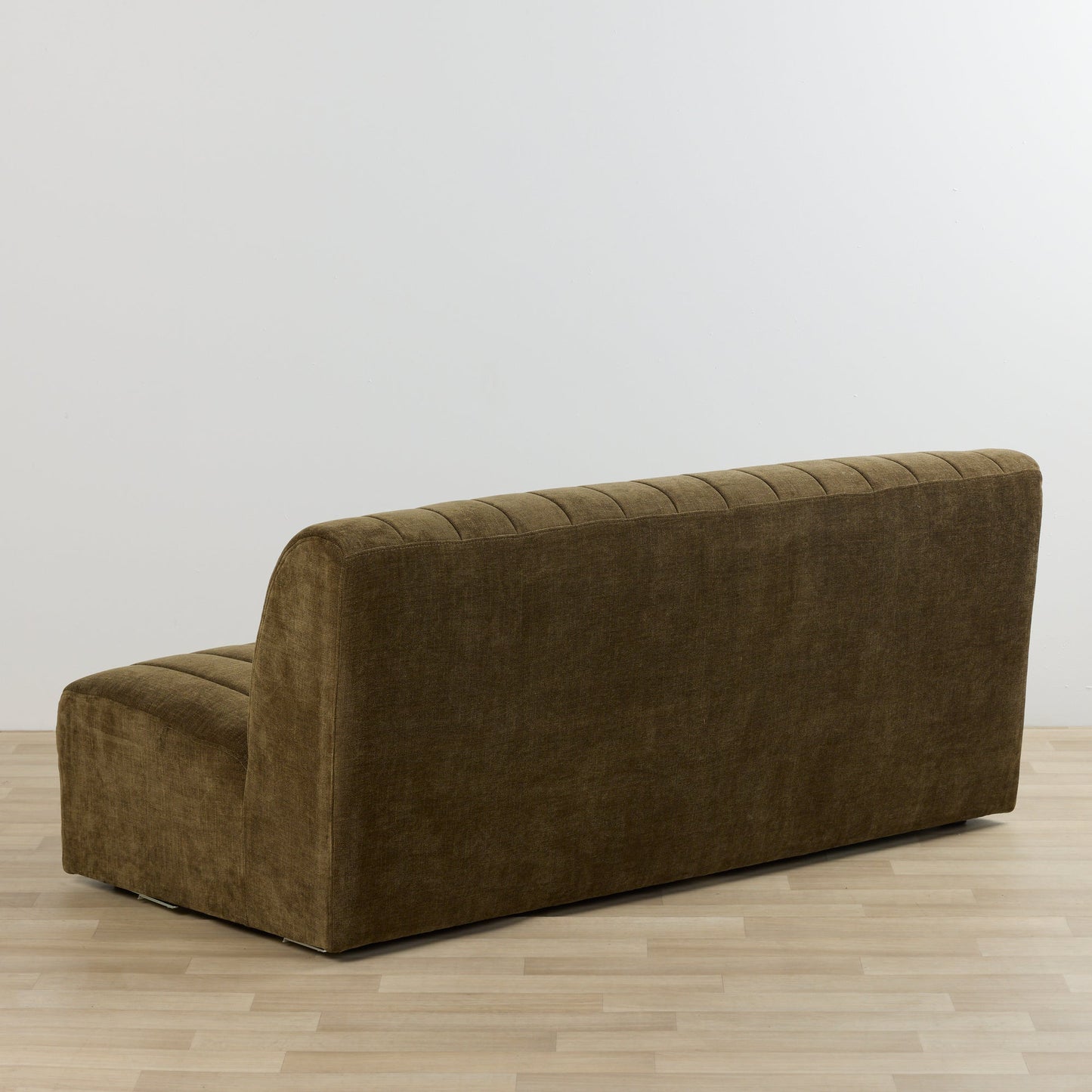 Canapé modulable Acadia 3 places sans accoudoirs - Kaki