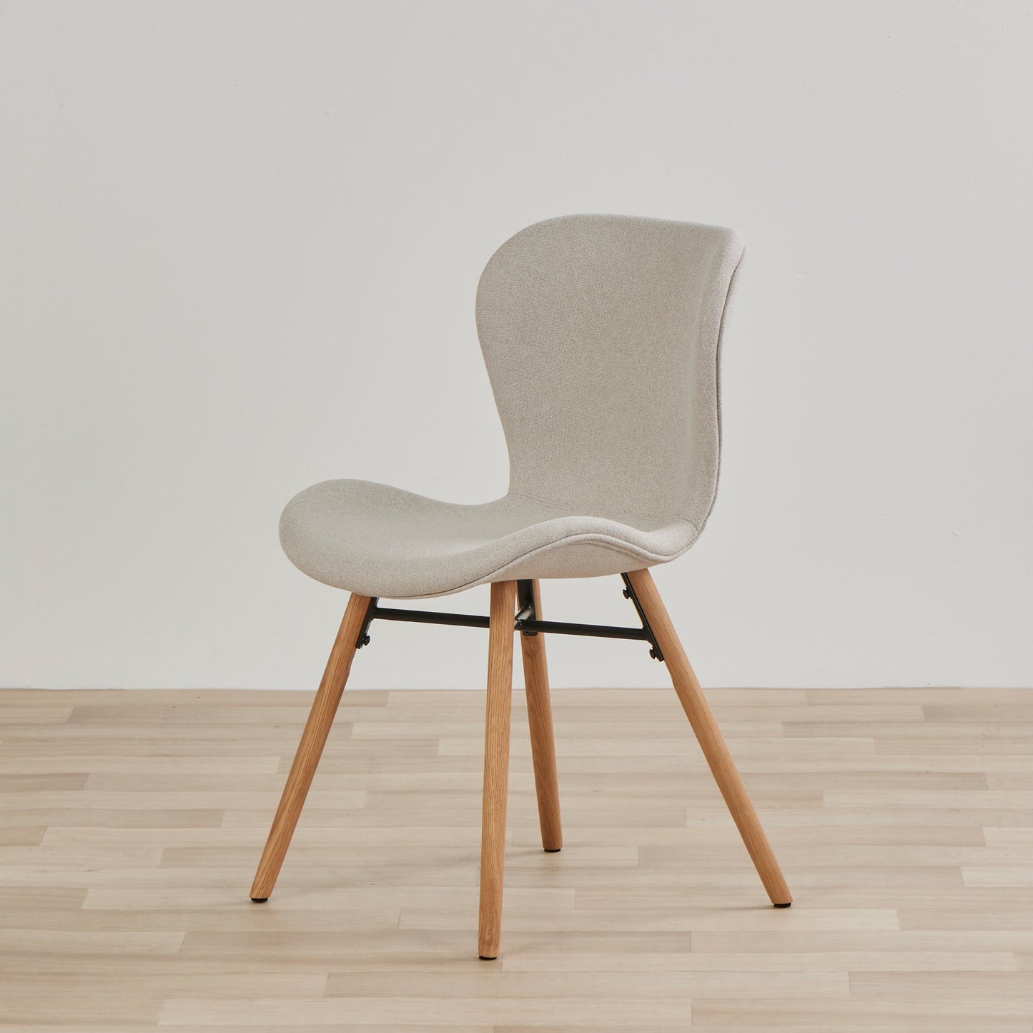 Chaise de salle à manger Sala - Chêne/Crème