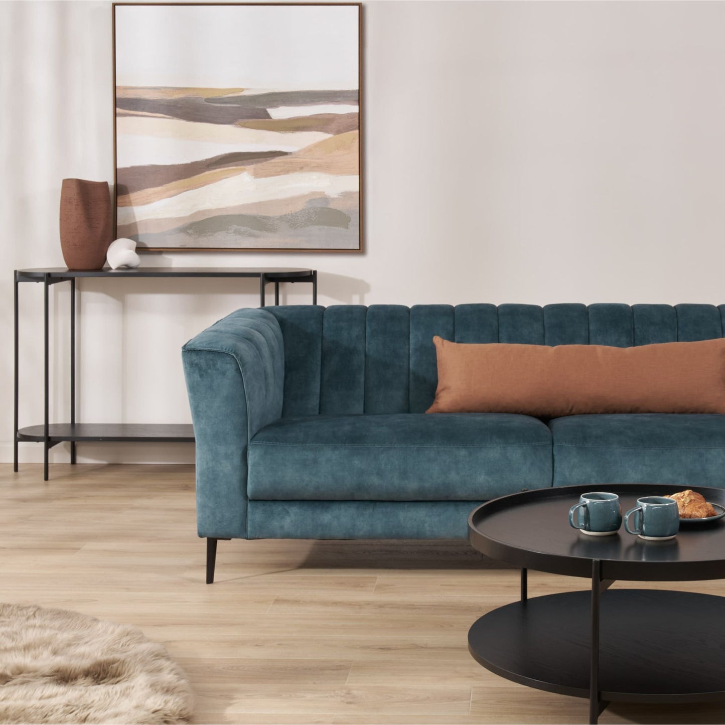 Canapé 3 places Fabian - Indigo