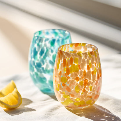 Verre sans pied Vitti - Mélange de melon