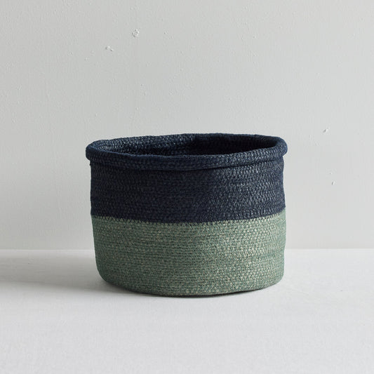 Demi-panier - Moyen - Bleu marine/Gris bleu