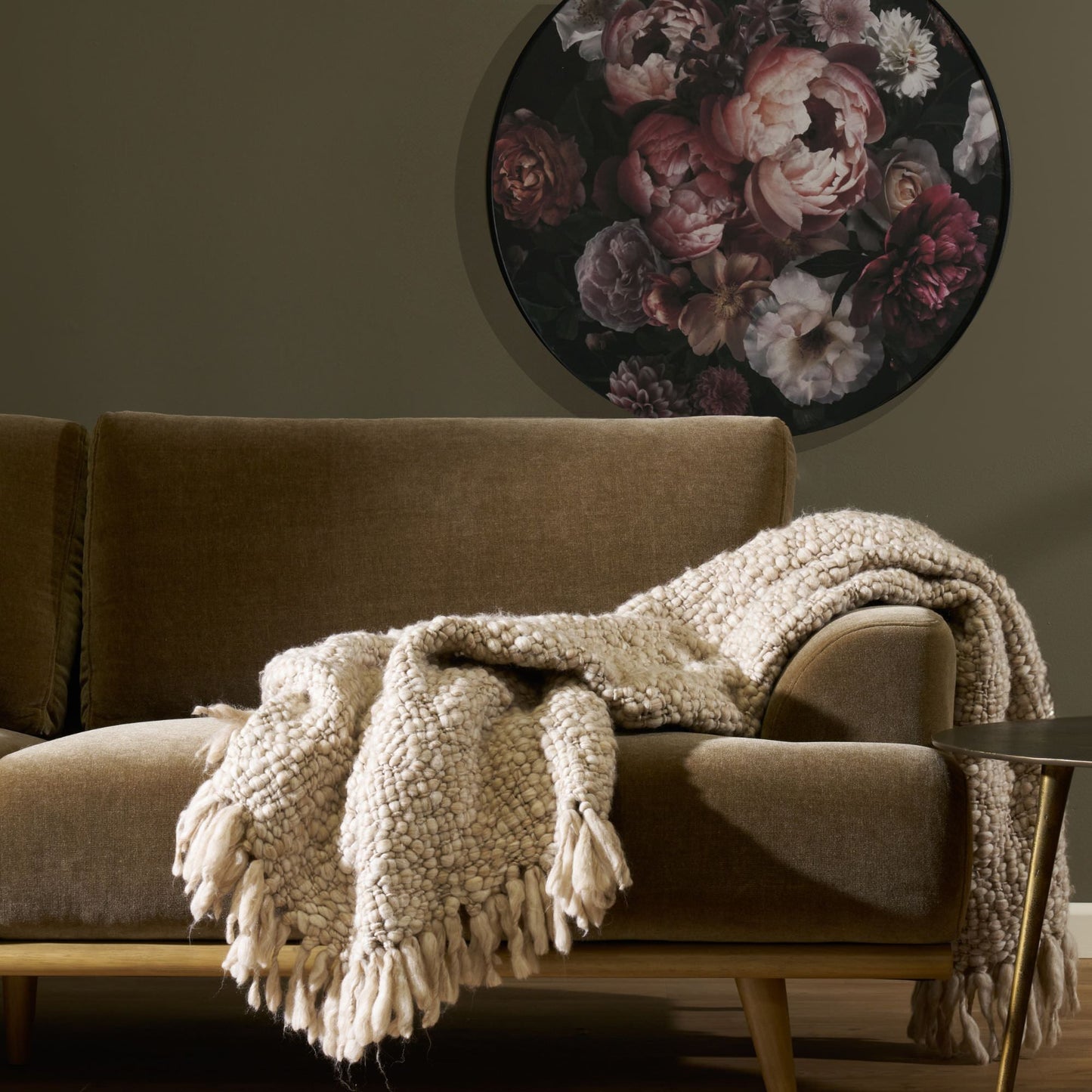 Couverture Aura Weave - Avoine