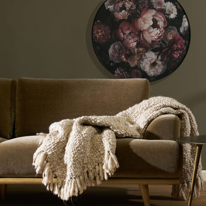 Couverture Aura Weave - Avoine