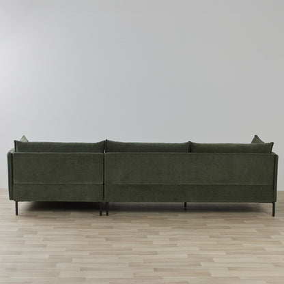 Canapé méridienne 3 places Lugo RH - Forêt