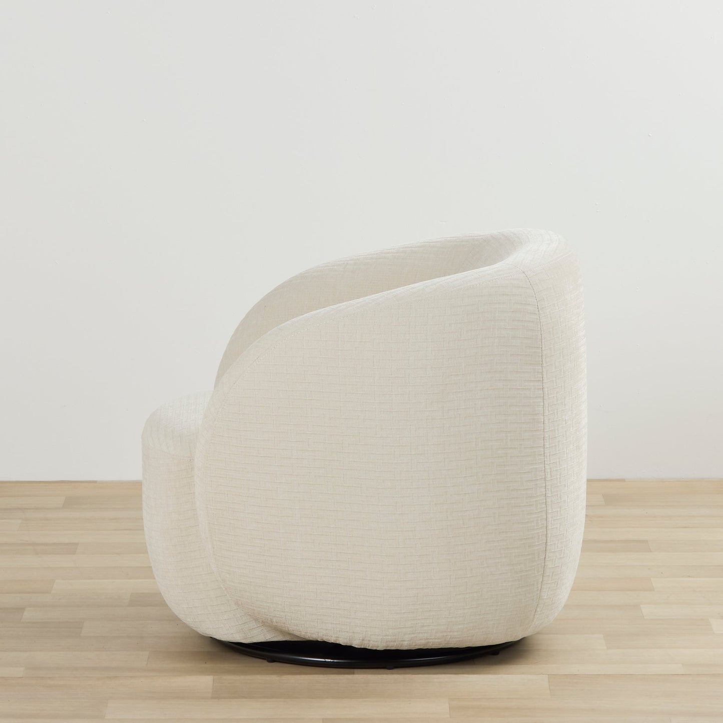 Fauteuil pivotant Marana - Crème
