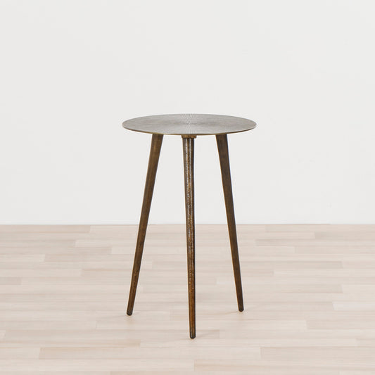 Table d'appoint Cleo - Haute - Laiton antique