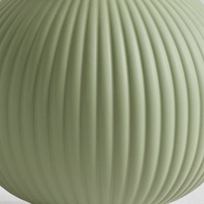 Vase côtelé Tessa - Sauge