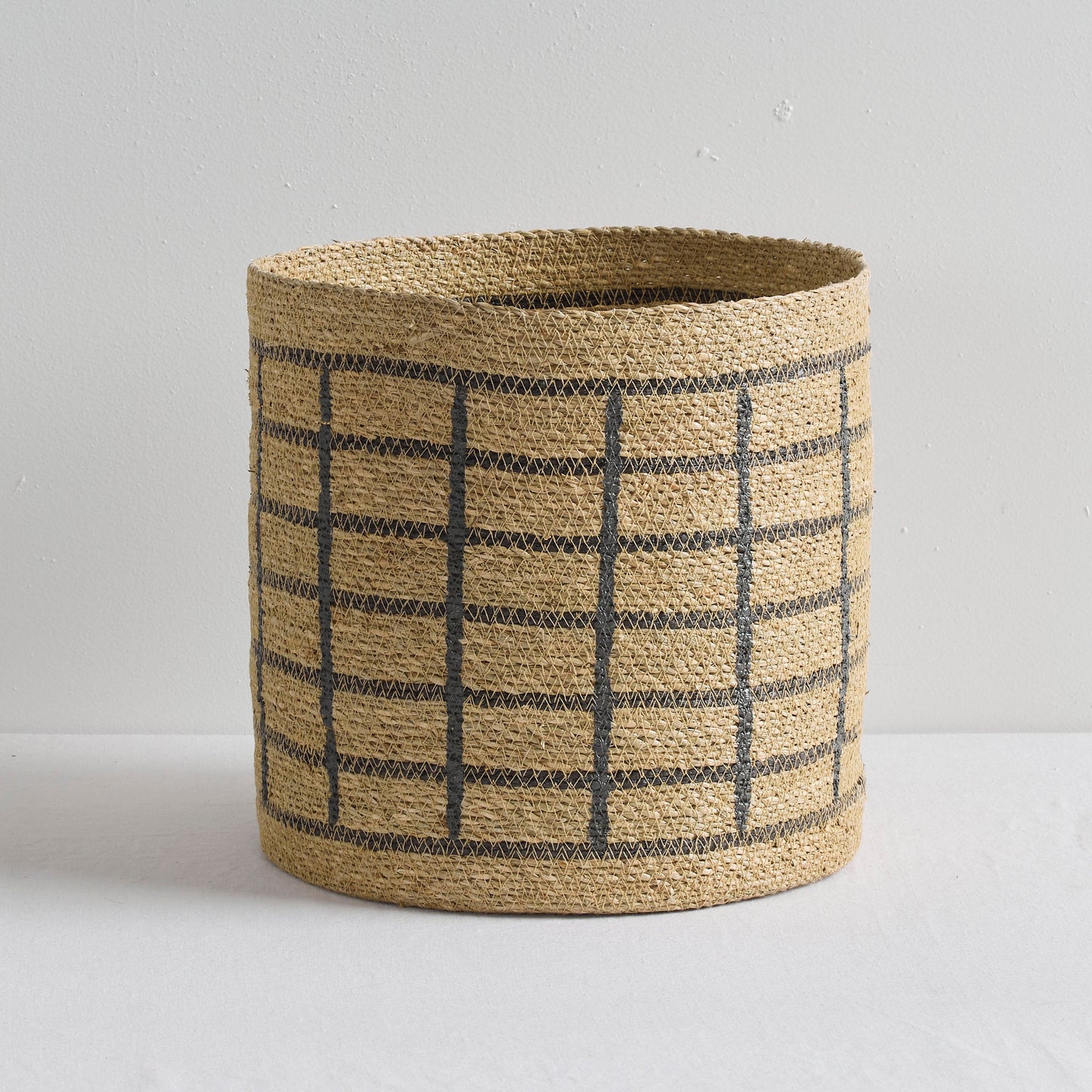 Panier treillis - Graphite/Naturel - Grand