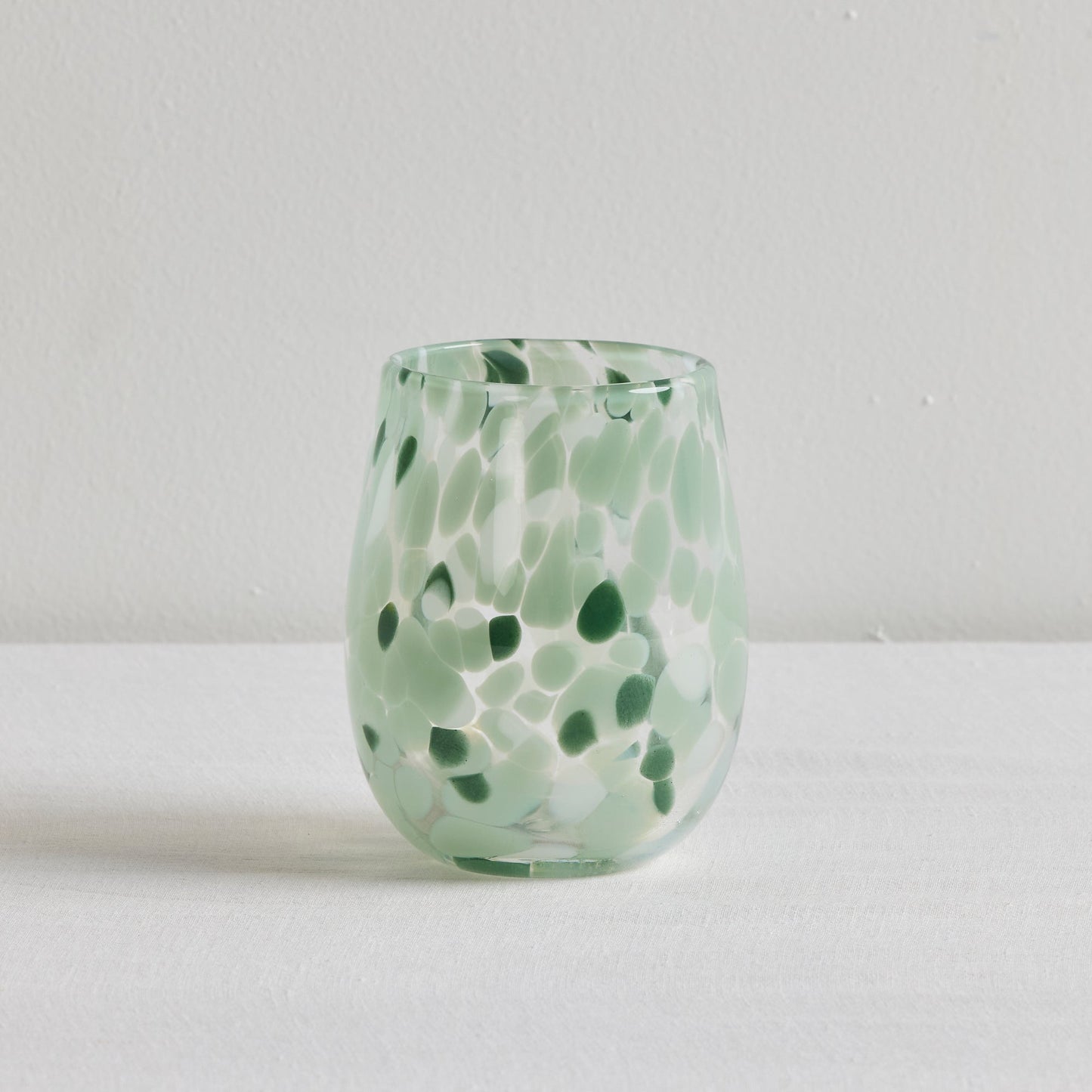 Verre sans pied Vitti - Mélange vert