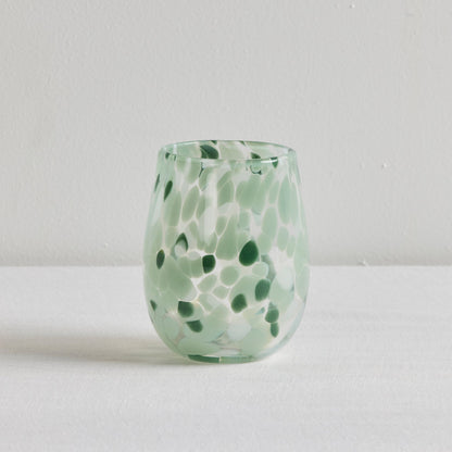 Verre sans pied Vitti - Mélange vert