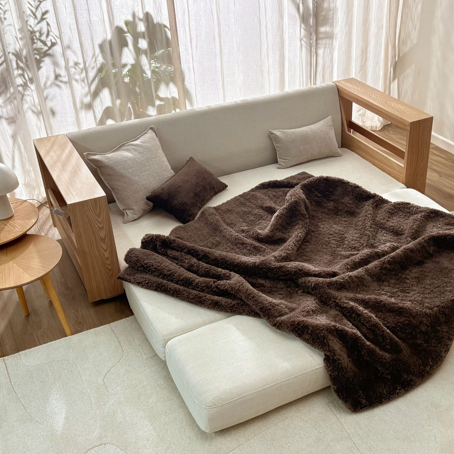 Canapé-lit 3 places Armadale - Naturel