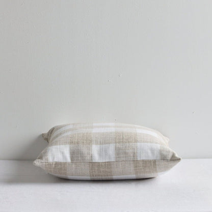 Coussin Inez - Naturel/Blanc - 50x50
