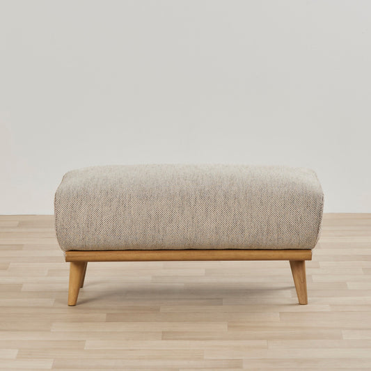 Pouf Montemart - Biscuit/Fumée