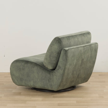 Fauteuil pivotant Sashka - Vert forêt