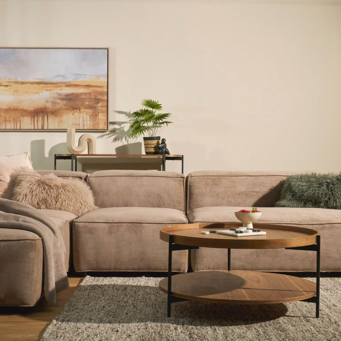 Table basse Rhys - Noyer