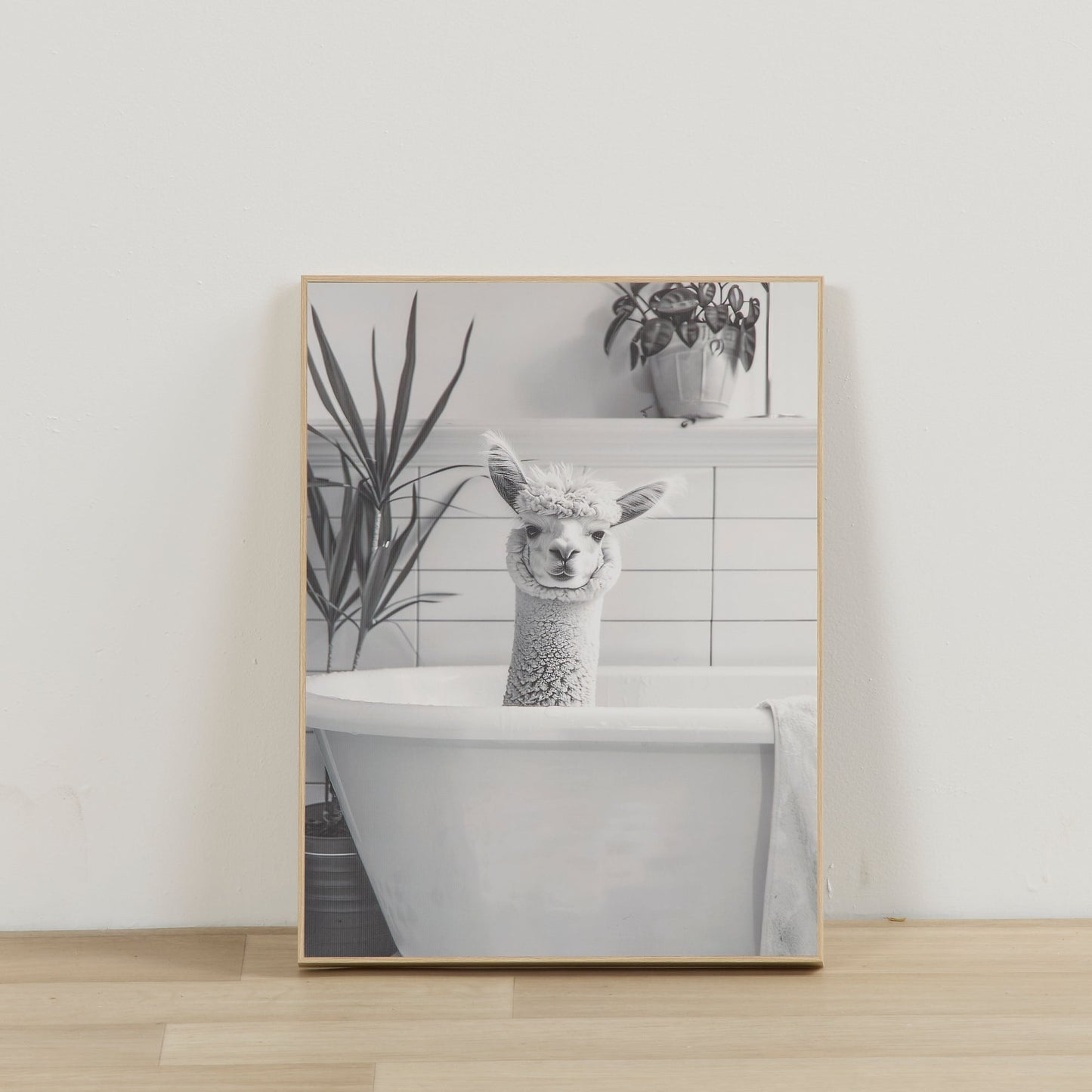 Impression de bain d'alpaga