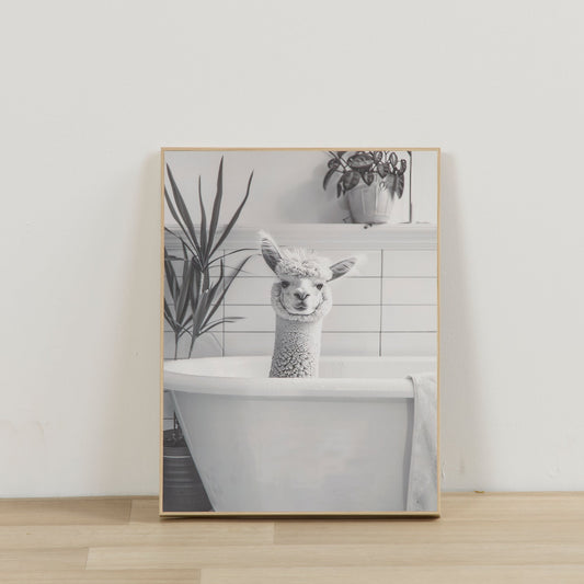 Impression de bain d'alpaga