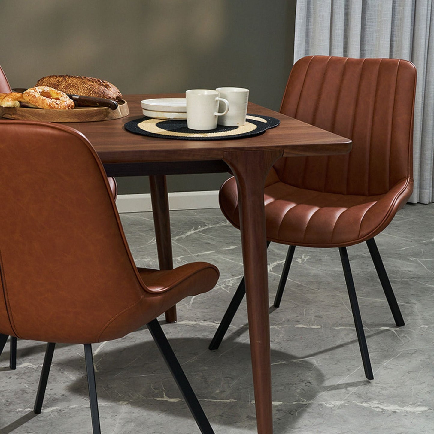 Chaise de salle à manger Tanner - Brandy