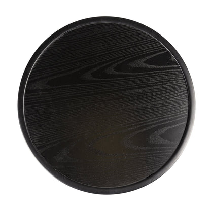 Table d'appoint Eliot - Ronde - Noire