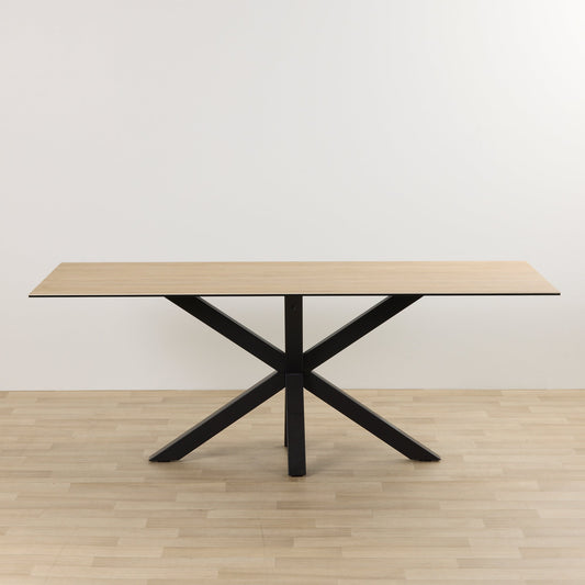 Table de salle à manger Larcom - 100 x 200 cm - Céramique