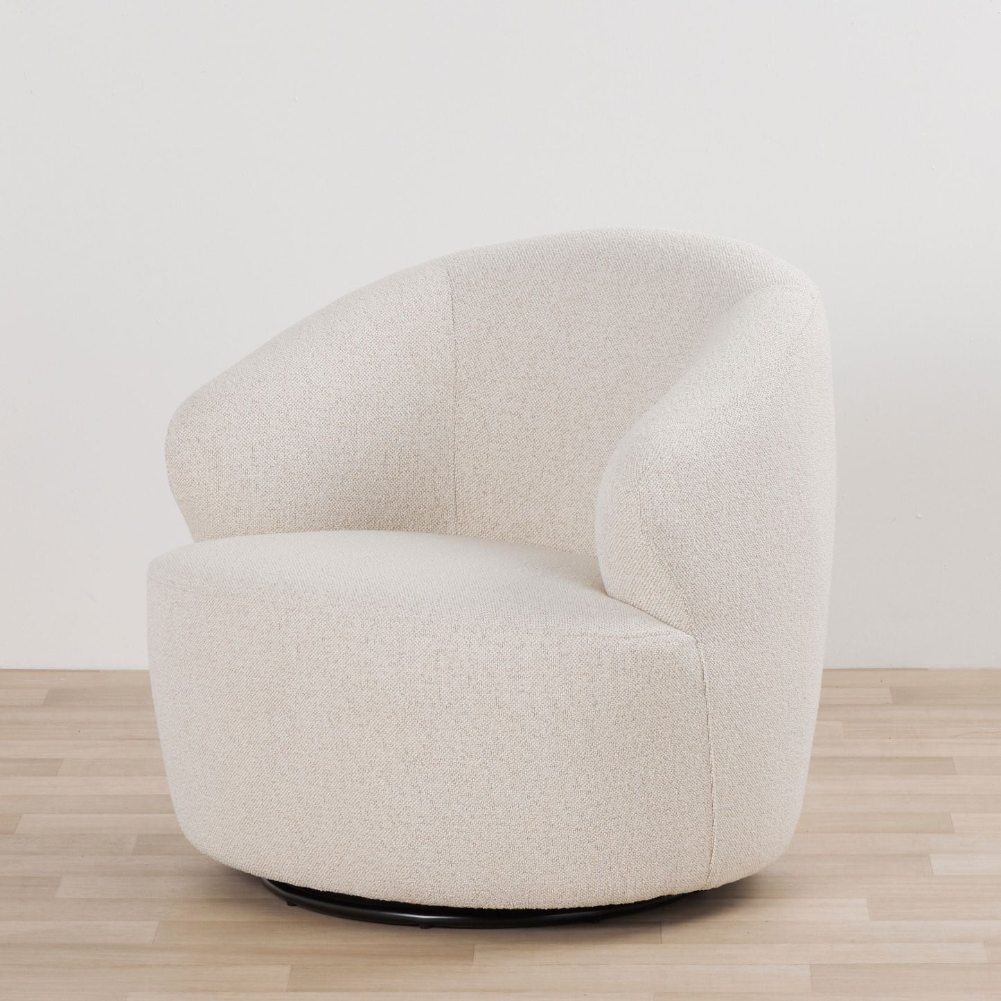 Fauteuil pivotant Lexie - Crème