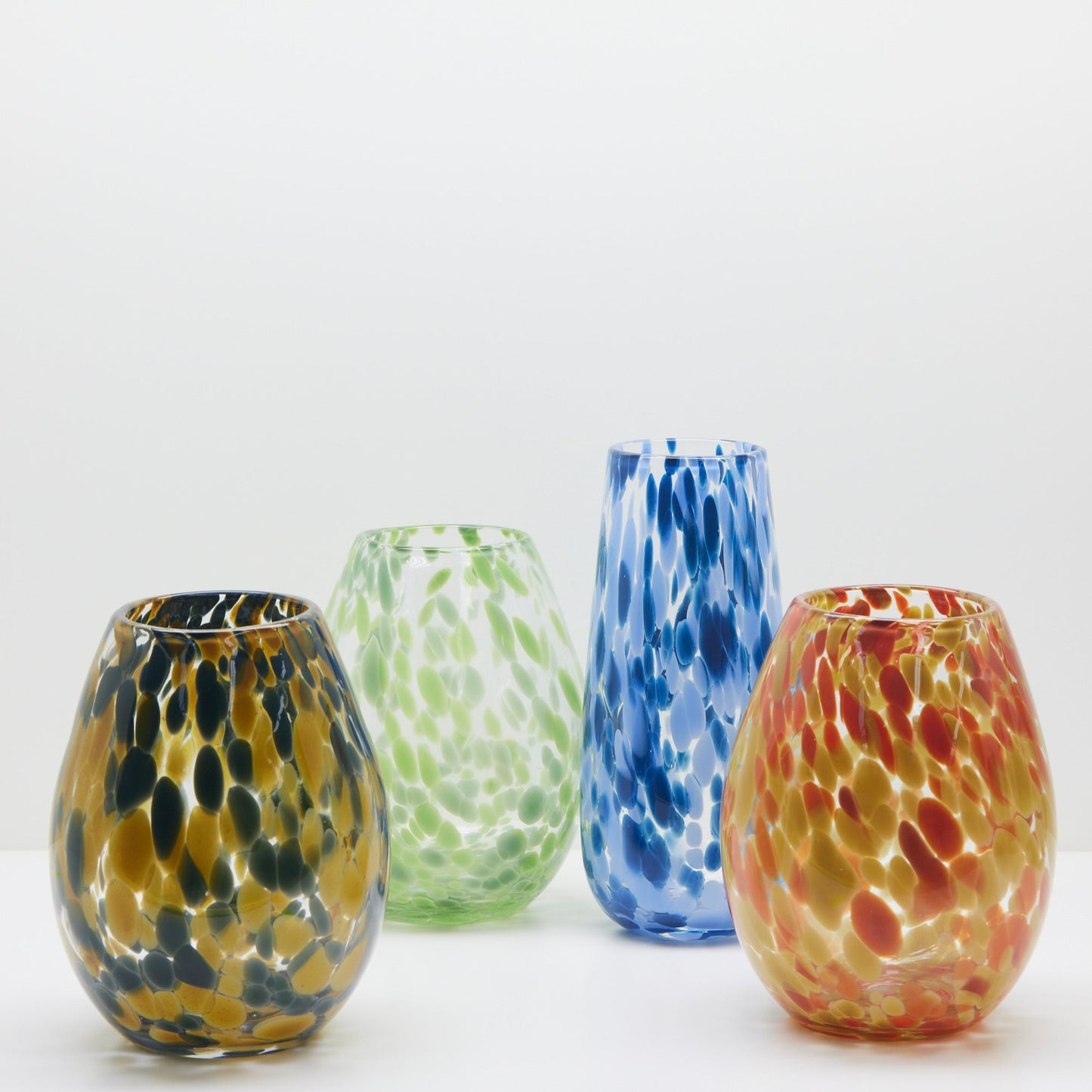 Vase en verre Lottie - Gingembre/Moutarde