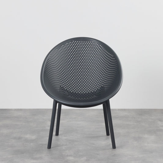 Fauteuil Skye - Noir Gris