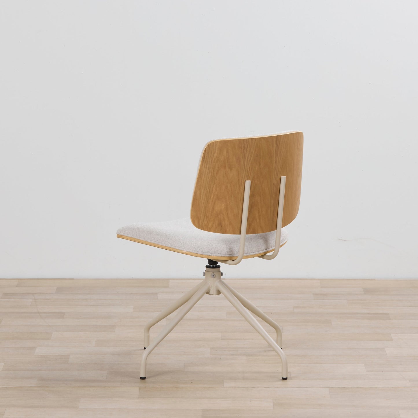 Chaise de salle à manger pivotante Hinton - Gris/Beige