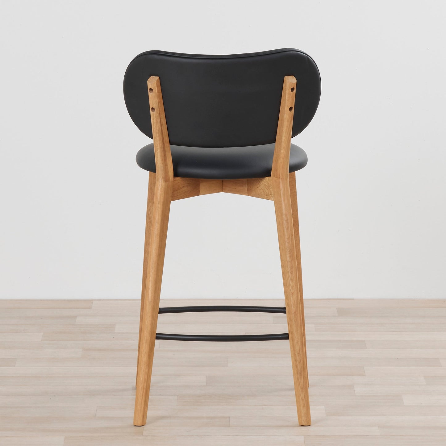 Tabouret de bar Briar - Chêne/Noir