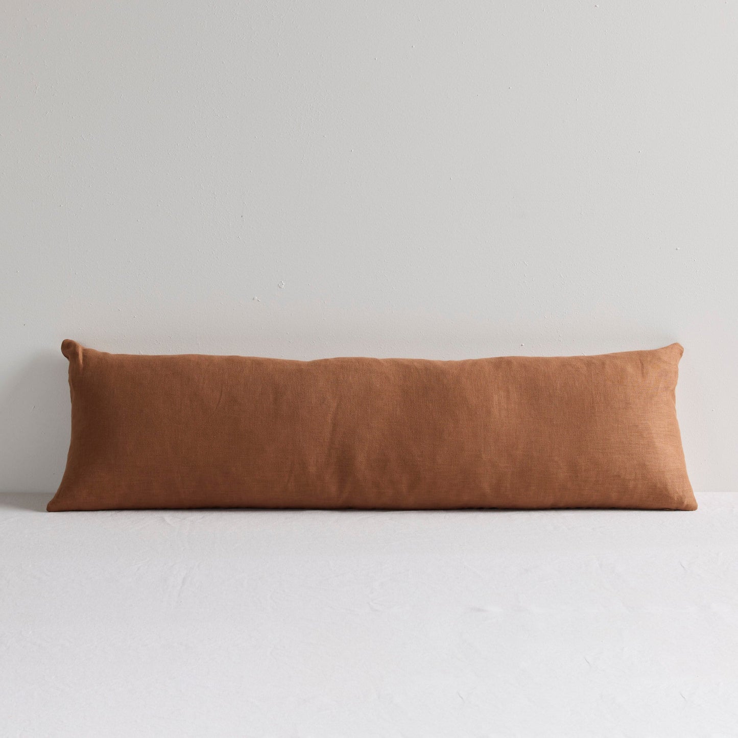Coussin en lin Jasper - Argile - 100 cm