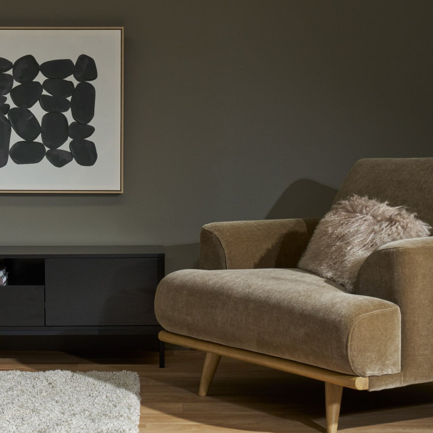 Fauteuil Montemart - Olive