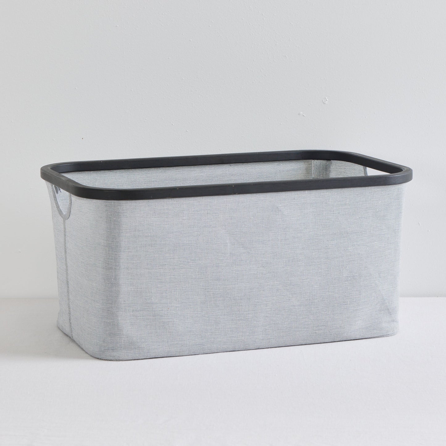 Panier rectangulaire Tyg - Gris/Noir Grand