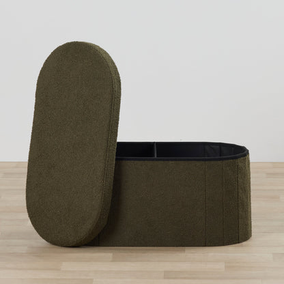 Pouf Toby - Vert olive