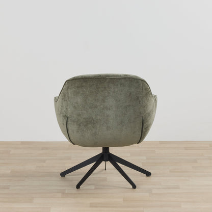 Fauteuil pivotant Brynn - Vert forêt