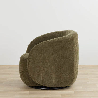 Fauteuil pivotant Marana - Vert olive
