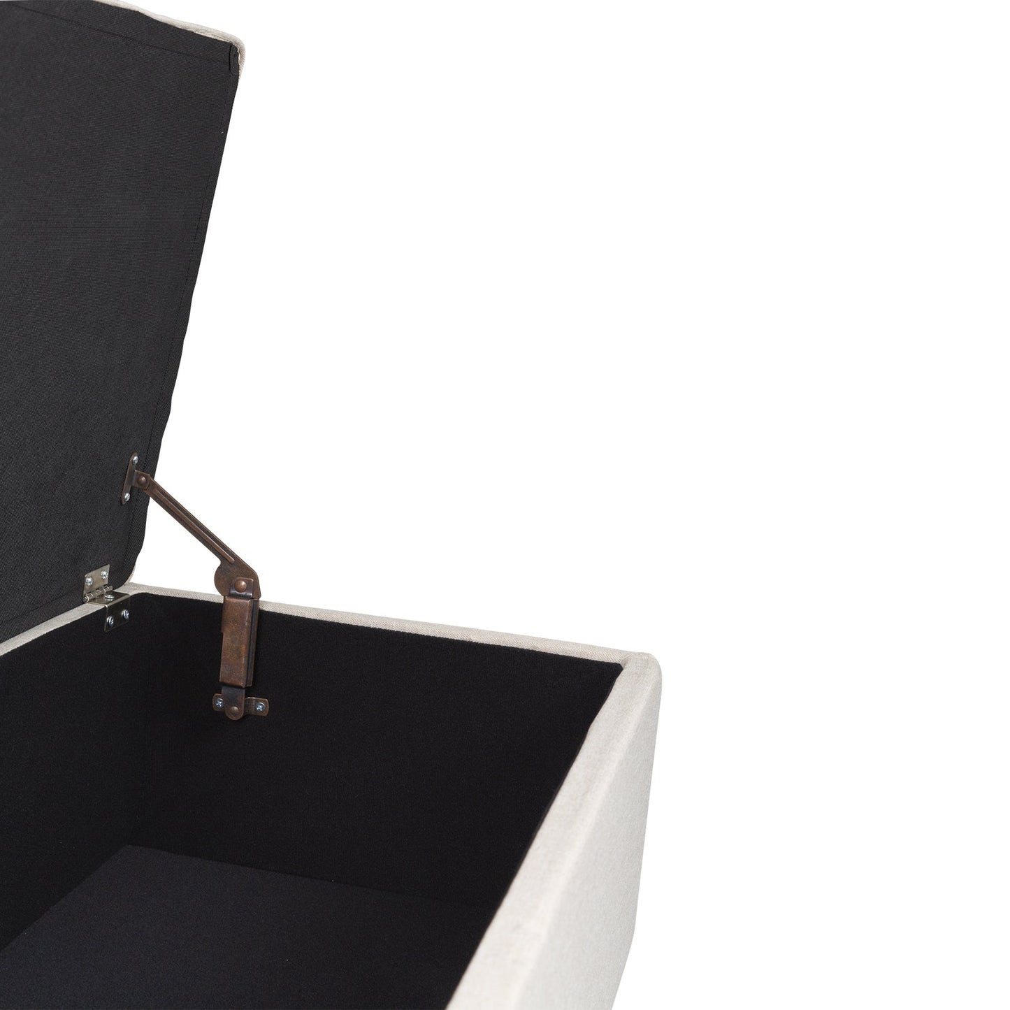 Pouf de rangement - Naturel