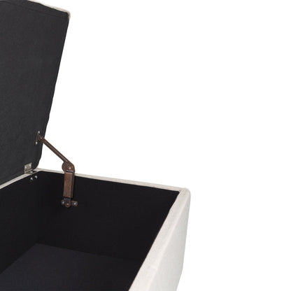 Pouf de rangement - Naturel