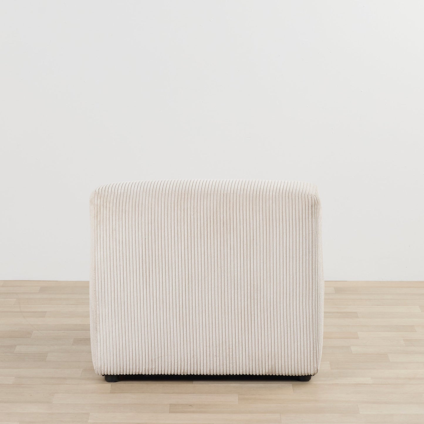 Fauteuil Finnian 1 place sans accoudoirs - Blanc cassé