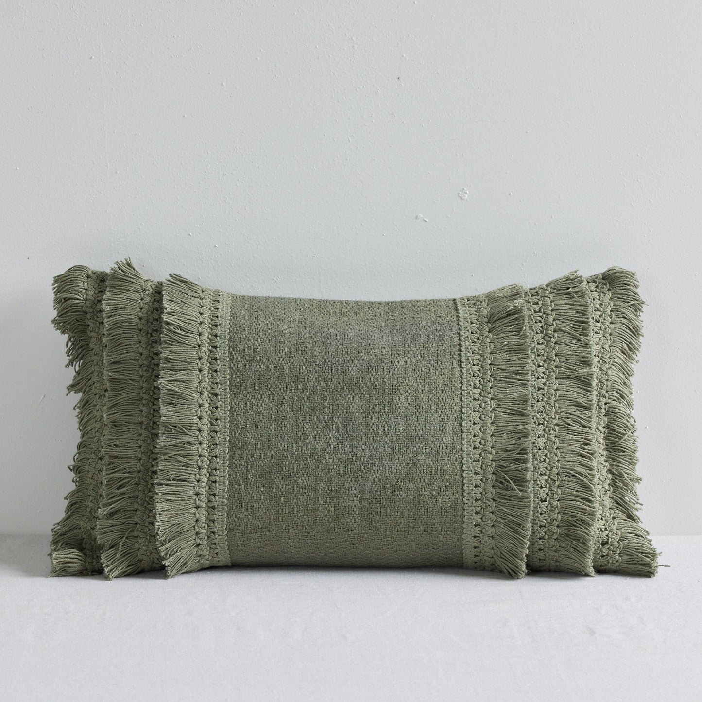 Coussin Chichi - Olive foncé - 30 x 50 cm