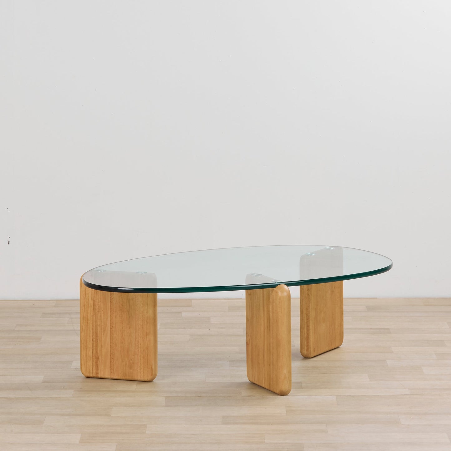 Table basse Pascal - Naturel/Verre