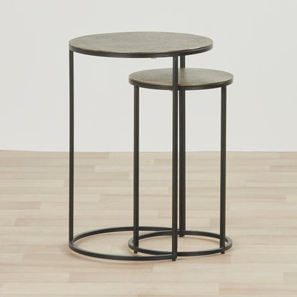 Table de forge emboîtable - Or ancien - 2 pièces