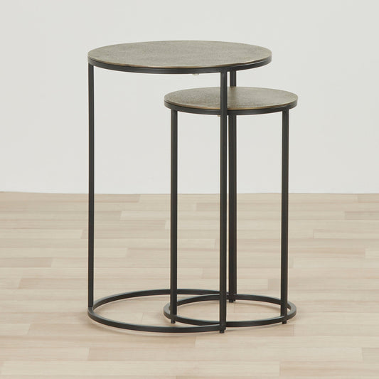 Table de forge emboîtable - Or ancien - 2 pièces