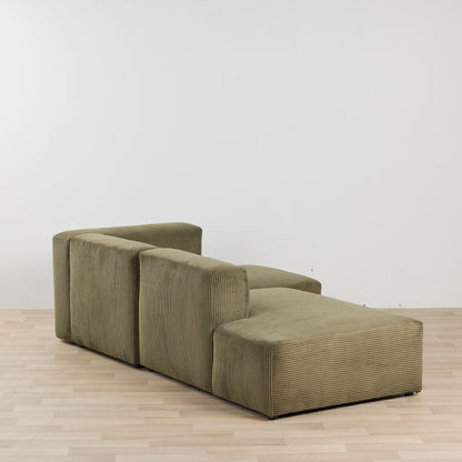 Méridienne Finnian 2 places à droite - Olive