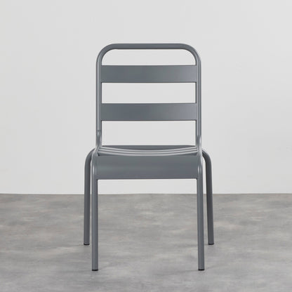 Chaise de salle à manger Positano - Gris foncé