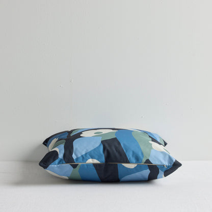 Coussin d'extérieur Cassia - Bleu/Vert - 50x50cm