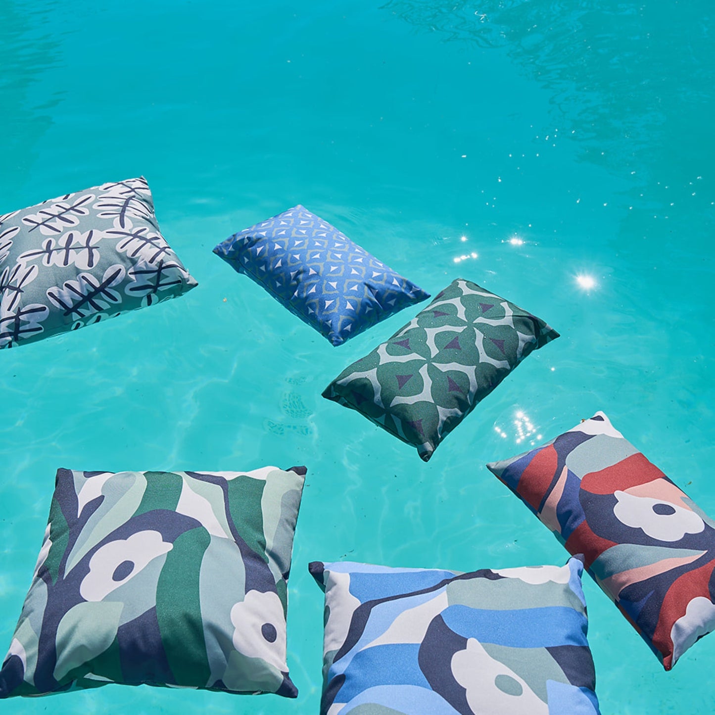 Coussin d'extérieur Cassia - 50 x 50 cm - Vert été